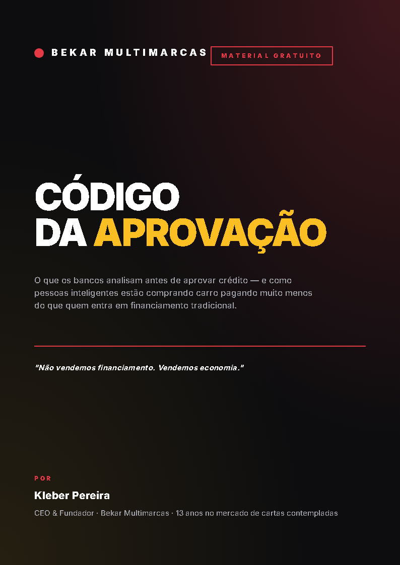 Código da Aprovação - Guia Bekar